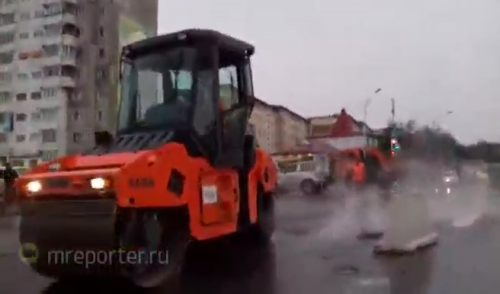 Дорожные работы в Магадане в Магадане « автомагадан