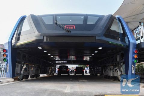 В Китае испытали действующую модель «автобуса будущего» в Магадане « автомагадан